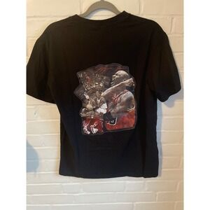 Vintage Michael Jordan 23 Graphic T Shirt Black Premium Cotton Mens Size M